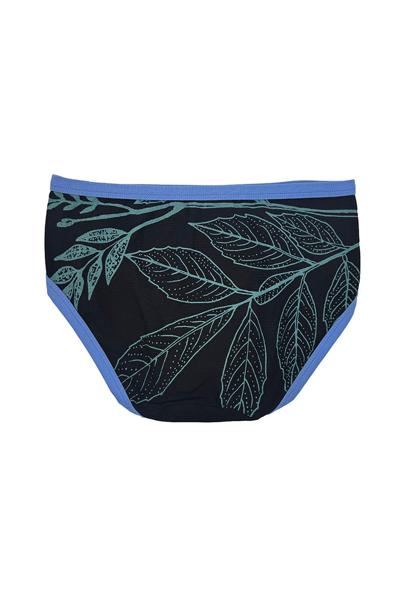 Teal Silky Oak Cotton Undies