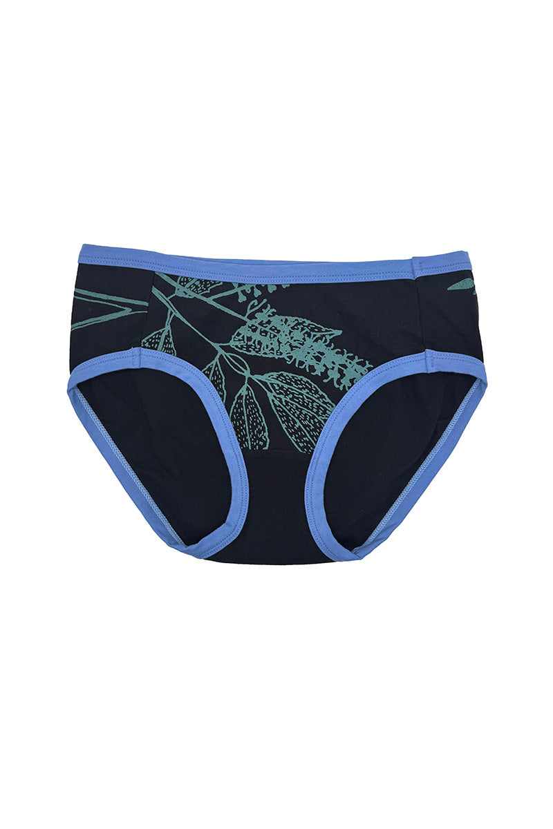 Teal Silky Oak Cotton Undies