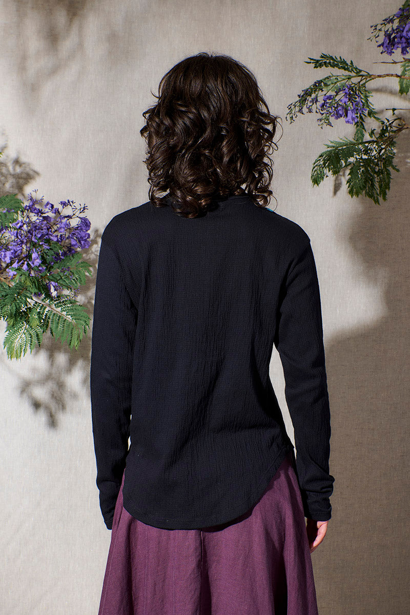 Shea oak high neck top