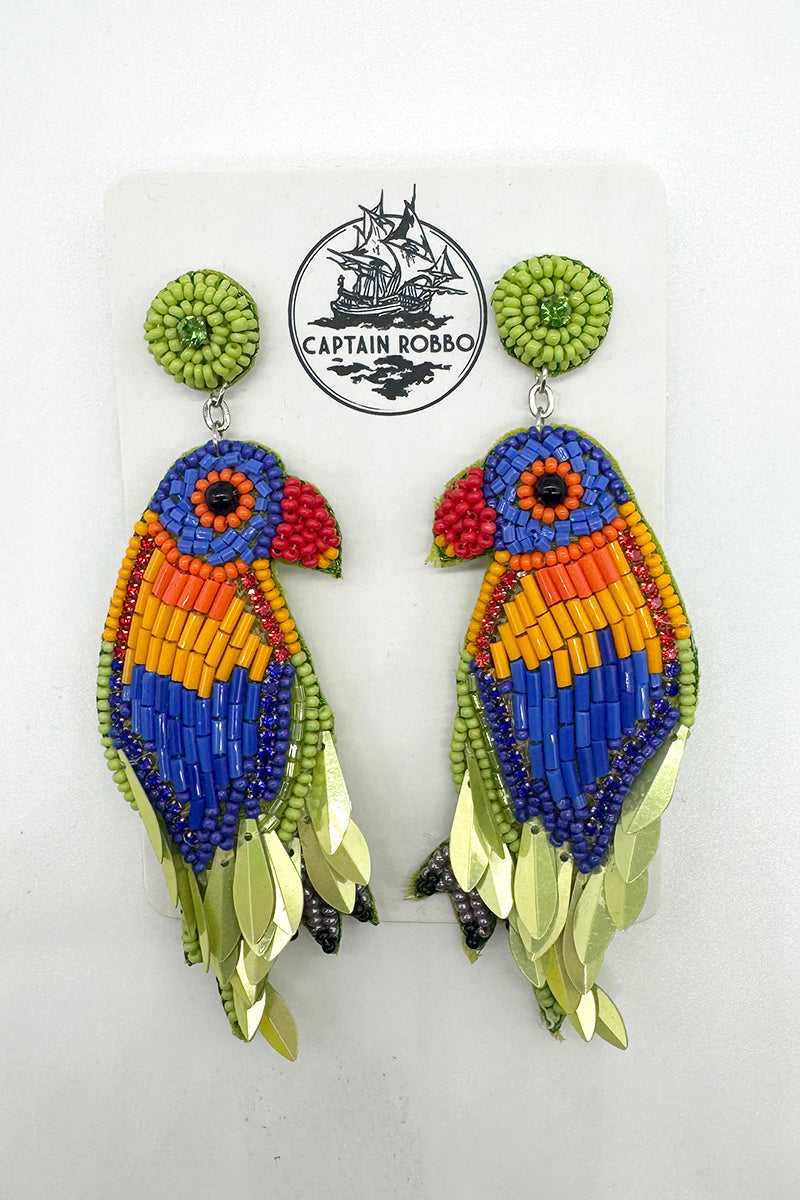 Rainbow Lorikeet Earrlings