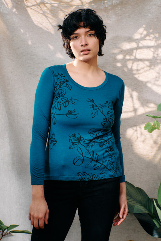 Silver Dollar Euc Merino Top