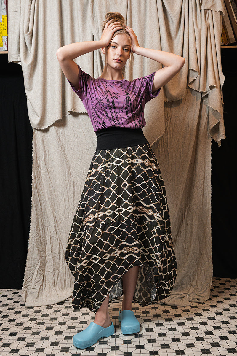 Smoky Squiggle Skirt - lucky last!