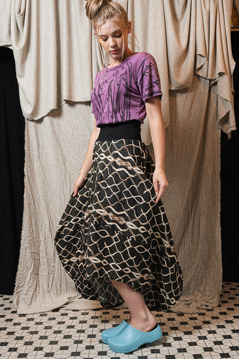 Smoky Squiggle Skirt - lucky last!