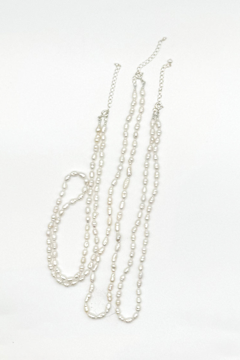 Hand-Knotted Pearl Necklace